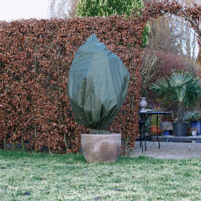 Winterafdekhoes 75cmx1,5m groen 2 stuks