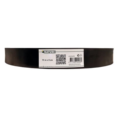 Spijkerboomband zwart 4cm rol 15m