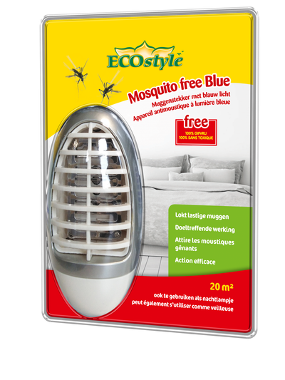 Muggenstekker met blauw licht