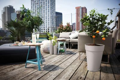 Loft urban schotel rond 21 warm grijs