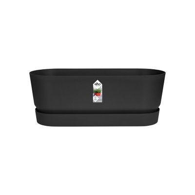 TROUGH LONG 50CM LIVING BLACK