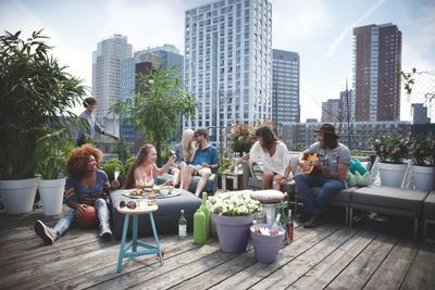 Loft urban rond 20 lavendel lila