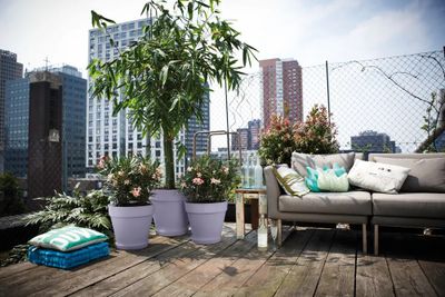 Loft urban rond 20 lavendel lila