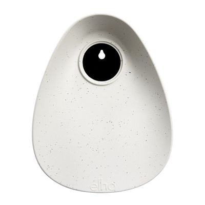 Essential bird house 18cm fibrous grey