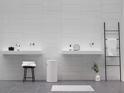 Icon handdoekenladder zwart