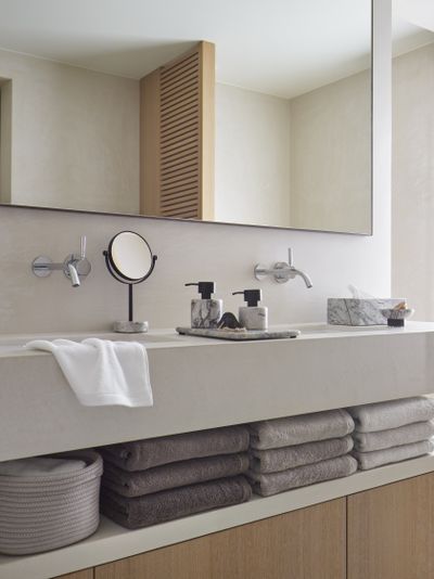 London - Drap de bain - 70x130 cm - Truffle