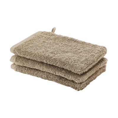 London washandje 16x22cm almond