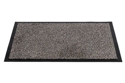 Wasbare mat watergate 50x80cm graniet