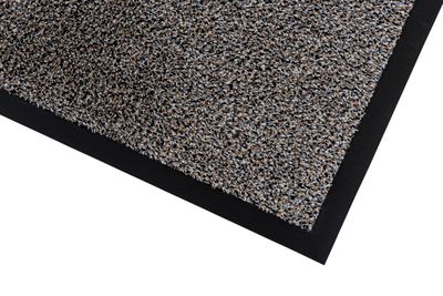 Wasbare mat watergate 50x80cm graniet