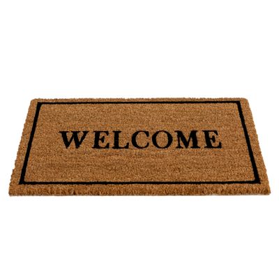 Kokosmat e-coco print welcome border 40x60cm