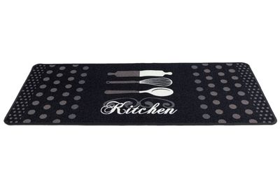 Schoonloopmat deco-flair 50x120cm keuken kitchen grijs/antra