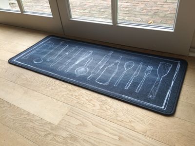 Schoonloopmat deco-flair 50x120cm keuken schoolbord