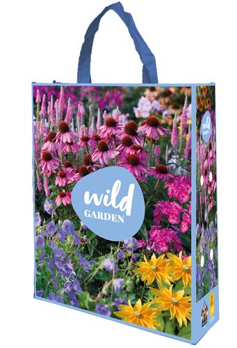 Shopping bag met 6 'wild garden' perennial