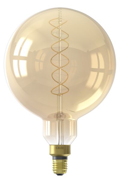 calex led lamp megaglobe goud E27 3w 250 lumen dimbaar