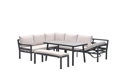 Corsica diningset zand (links)