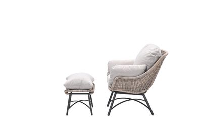 Logan zetel met voetenbank