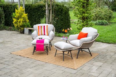 Logan zetel met voetenbank