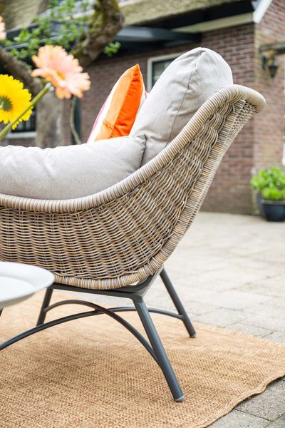 Logan zetel met voetenbank