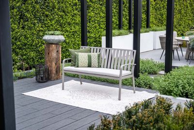 Pisa tuinbank taupe/zand