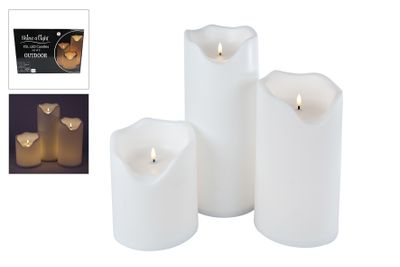 Kaarsenset led XXL - 3 stuks