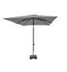 Denia staparasol licht grijs