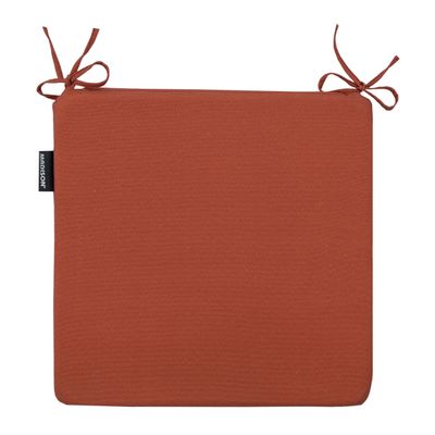 Coussin d'assise universel 40x40cm panama terracotta
