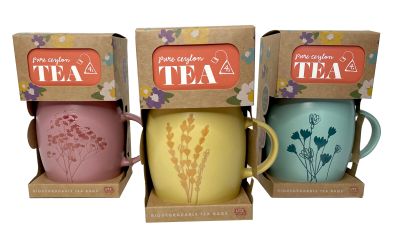 Botanical tea mug