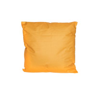 Buitenkussen oker geel 45x45cm