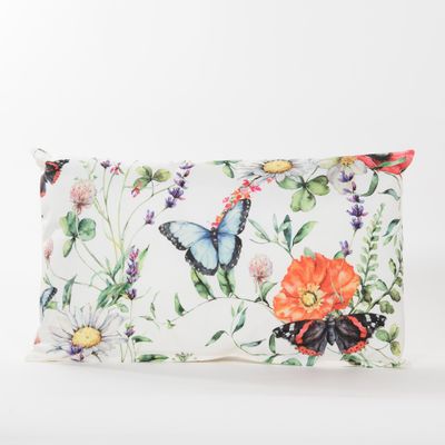 Buitenkussen weidebloem 30x50cm