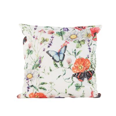 Buitenkussen weidebloem 45x45cm