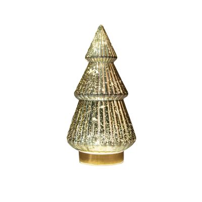 Sapin de noël en verre 10led