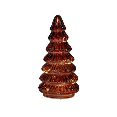 Sapin de noël en verre 10led