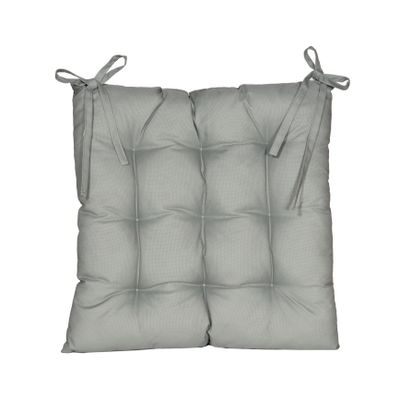 Gewatteerd stoelkussen olijf 38x38cm