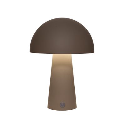 Tafellamp rond taupe