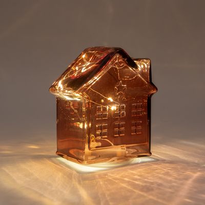 Maison en verre 10led