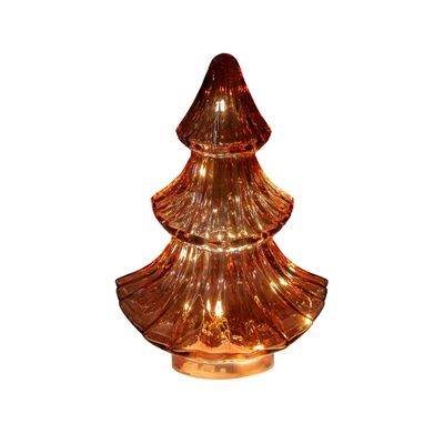 Sapin de noël en verre 10led