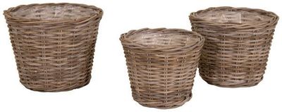 Mand Evi rond d40x30cm