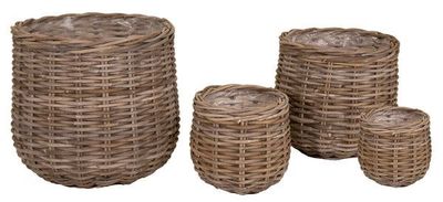 Mand Evi cauldron naturel d25x23cm