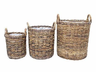 Panier cilinder abaca