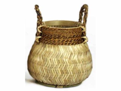 Panier bambou naturel