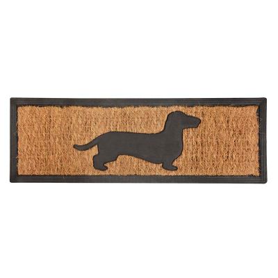 Tapis cocos/caoutchou teckel