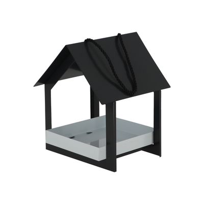Mangeoire suspendue anthracite/blanc
