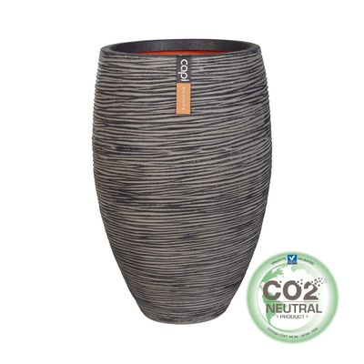 Vase deluxe rib 45x72 anthracite