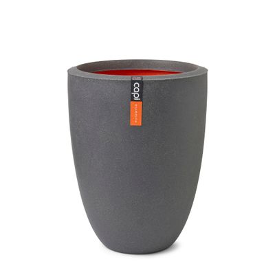 Vaas laag smooth 36x47 d.grijs