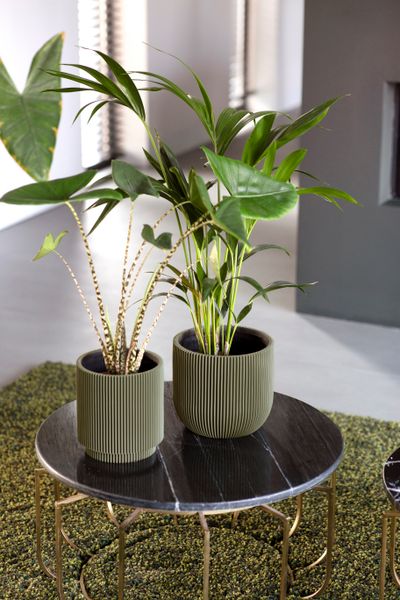 Vase cilind groove 19x21