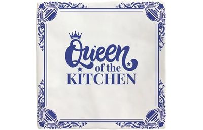 Tegel deco queen of the kitchen