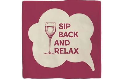 Carreau déco sip back and relax