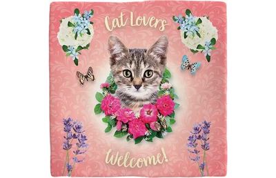 Tegel deco cat lovers welcome