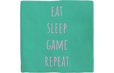 Tegel deco eat sleep game repeat