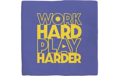 Tegel deco work hard play harder